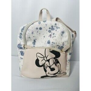 Dani by Danielle Nicole Disney Minnie Mouse Mini Backpack w/Ears Splatter Paint